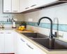 Mid-Century Modern Black Quartz Kitchen Basin - Livspace