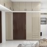 5-Door Bedroom Wardrobe With Loft And Drawers - Livspace