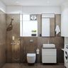 Spacious Modern Bathroom Design - Livspace