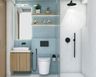 Light Blue Washroom Design - Livspace