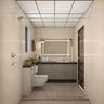 Beige Bathroom Design - Livspace