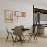 Minimal Dining Room With Cabinets - Livspace