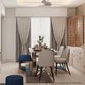 Compact 6-Seater Dining Room - Livspace