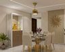 Modern Beige-Toned Dining Room - Livspace
