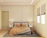 Spacious Guest Room With With Fluted Wall Panels - Livspace