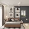 Grey And White Kid's Room Design - Livspace