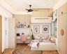Spacious Design for Girls With Bunk Bed - Livspace