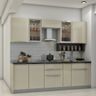 Frosty White Indian Kitchen Design - Livspace