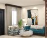 Living Room Design With A Large Photo Frame - Livspace