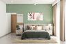 Master Bedroom With Green Paint - Livspace