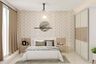 Spacious Guest Bedroom Design With Beige Colour Theme - Livspace
