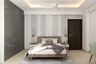 Monochromatic Grey-Themed Master Bedroom Design - Livspace