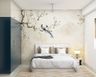 Master Bedroom With Wallpaper - Livspace