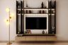 TV Unit Design With Wall-Mounted Drawers - Livspace