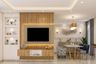 White And Beige TV Unit - Livspace