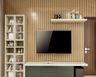 Grey And Cream TV Unit - Livspace