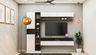 Black And White TV Unit - Livspace