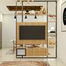 Brown Floor-Mounted TV Unit - Livspace