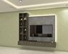 TV Unit Design In Green And Grey - Livspace
