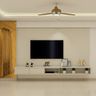 55-Inch White TV Unit - Livspace