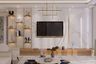Wooden Wall-Mounted TV Unit - Livspace