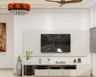 Modern White TV Cabinet - Livspace