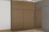 Wooden Sliding Wardrobe Design - Livspace