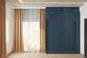 Blue 2-Door Sliding Wardrobe Design - Livspace
