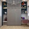 2-Door Sliding Wardrobe With Open Storage - Livspace