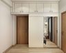 2-Door White Wardrobe Design - Livspace