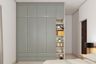 Grey Wardrobe Design - Livspace
