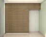 Light Brown 4-Door Swing Wardrobe - Livspace