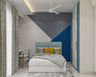 Boys Room Design With Blue And White Swing Wardrobe - Livspace