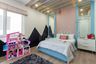 Kids Bedroom Design With Wooden Panelled False Ceiling - Livspace