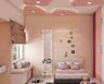 Cloud-Shaped POP Single-Layered False Ceiling Design - Livspace