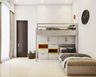 Kids Room Design With Perpendicular Bunk Bed And Under-Bed Storage - Livspace