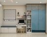 2 Door Swing Wardrobe Design With High Gloss Finish - Livspace