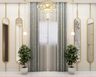 Classic Foyer Design With Mirror Wall Panel - Livspace