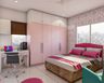 Master Bedroom Design With Pink Interiors - Livspace