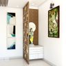 Floor-Mounted White Pooja Unit Design - Livspace
