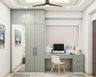 Grey Study Room Design