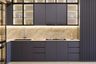 Matte Marble Kitchen Tile Design - Livspace