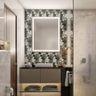Grey And White Ceramic Bathroom Tile Design - Livspace