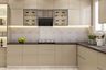Grey And White Matte Kitchen Tile Design - Livspace