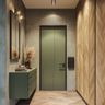 Swing Single Door Design for Walk-in Wardrobe