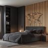 Guest Bedroom Design with Grey Bed