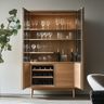 Home Bar Design with Console Cabinet