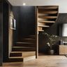 Spiral Staircase Design with Wood Materials