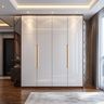 White 4-Door Swing Wardrobe Design