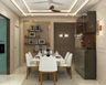 Dining Room Design with Crockery Unit
